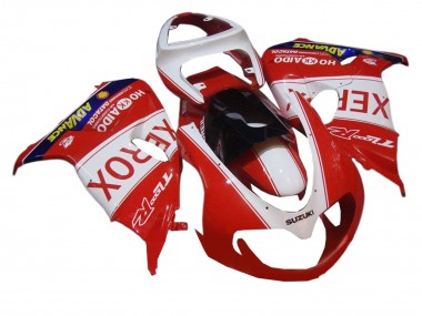 Carenado Moto Suzuki TL1000R 1998-2003 - Blanco Rojo Negro Xerox