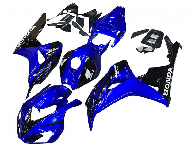 Carenado Moto Honda CBR1000RR 2006-2007 - Azul Negro Brillante