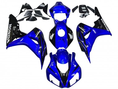 Carenado Moto Honda CBR1000RR 2006-2007 - Azul Negro Brillante