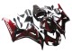 Carenados Moto Honda CBR1000RR 2006-2007 - Negro Brillante Rojo Llama
