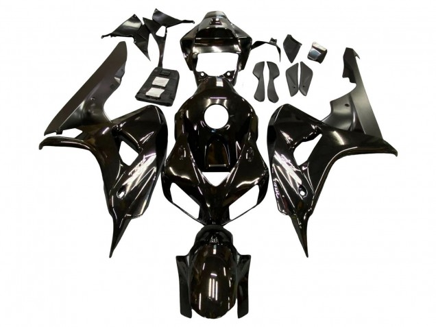 Carenado Moto Honda CBR1000RR 2006-2007 - Negro Brillante Negro Mate