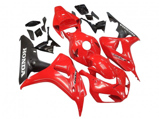 Carenado Moto Honda CBR1000RR 2006-2007 - Rojo Negro Mate