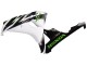 Carenados Moto Honda CBR1000RR 2006-2007 - Blanco Verde Negro Brillante