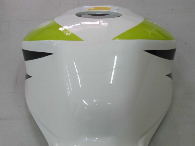 Carenado Moto Honda CBR1000RR 2006-2007 - Blanco Verde Negro Brillante Hannspree 52