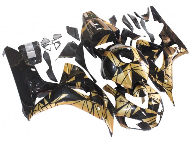 Carenado Moto Honda CBR1000RR 2006-2007 - Oro Negro Brillante