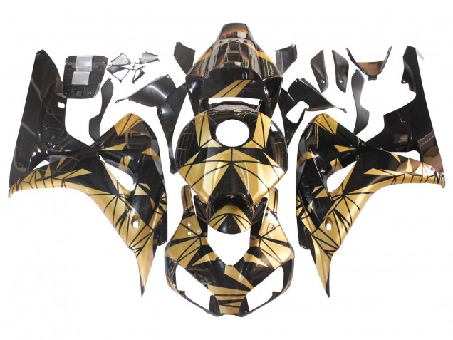 Carenado Moto Honda CBR1000RR 2006-2007 - Oro Negro Brillante