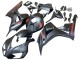 Carenado Moto Honda CBR1000RR 2006-2007 - Negro Mate Rojo Calcomanías