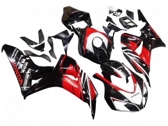 Carenado Moto Honda CBR1000RR 2006-2007 - Rojo Negro Brillante