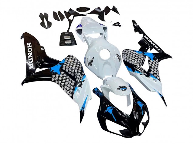 Carenados Moto Honda CBR1000RR 2006-2007 - Blanco Azul Negro Brillante