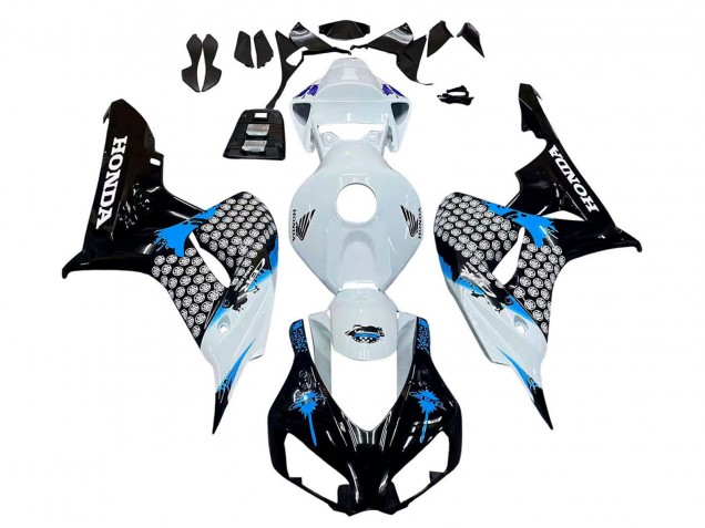 Carenados Moto Honda CBR1000RR 2006-2007 - Blanco Azul Negro Brillante