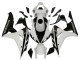Kits Carenados Moto Honda CBR1000RR 2006-2007 - Blanco Negro Brillante
