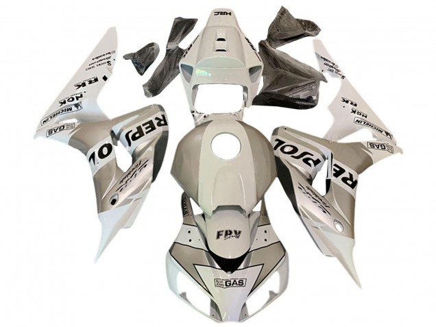 Carenado Moto Honda CBR1000RR 2006-2007 - Blanco Gris Repsol
