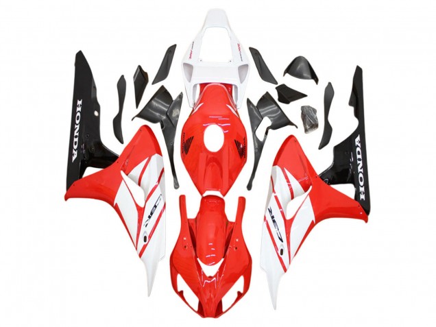Carenados Moto Honda CBR1000RR 2006-2007 - Blanco Rojo Negro Brillante