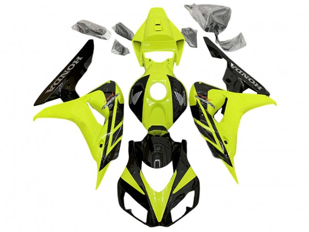 Carenado Moto Honda CBR1000RR 2006-2007 - Amarillo Negro Brillante