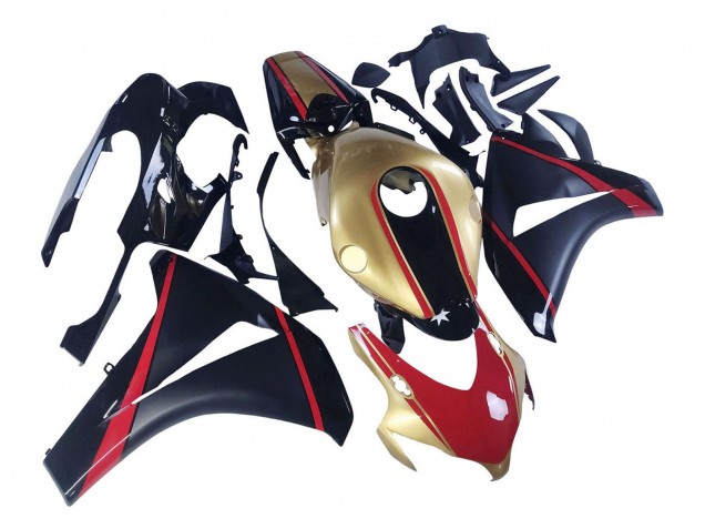 Carenado Moto Honda CBR1000RR 2008-2011 - Oro Rojo Negro Brillante