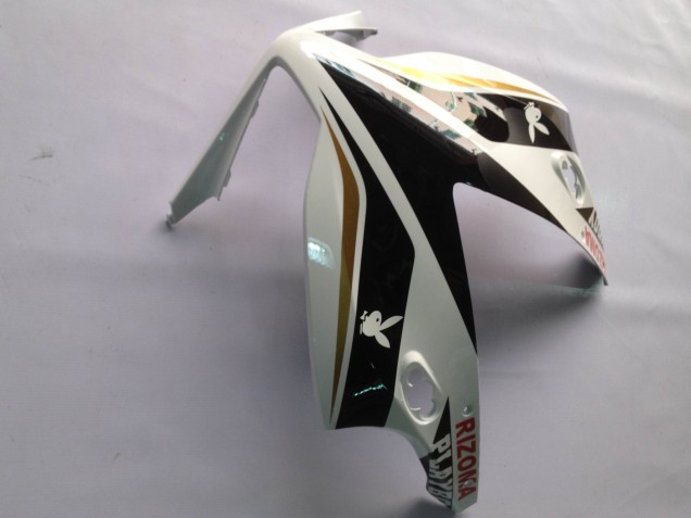 Carenado Moto Honda CBR1000RR 2012-2016 - Blanco Negro Brillante Rizoma Playboy