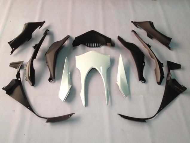 Carenado Moto Honda CBR1000RR 2012-2016 - Blanco Negro Brillante Rizoma Playboy
