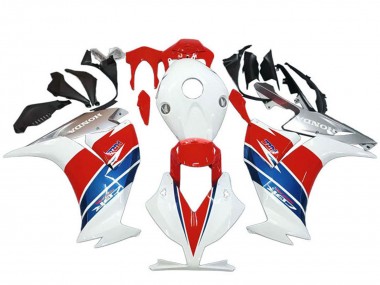 Carenado Moto Honda CBR1000RR 2012-2016 - Blanco Plata Azul Rojo