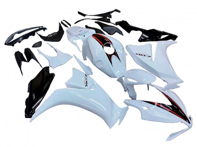 Carenado Moto Honda CBR1000RR 2012-2016 - Blanco Negro Brillante