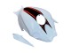 Carenado Moto Honda CBR1000RR 2012-2016 - Blanco Negro Brillante