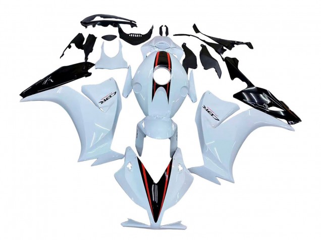 Carenado Moto Honda CBR1000RR 2012-2016 - Blanco Negro Brillante