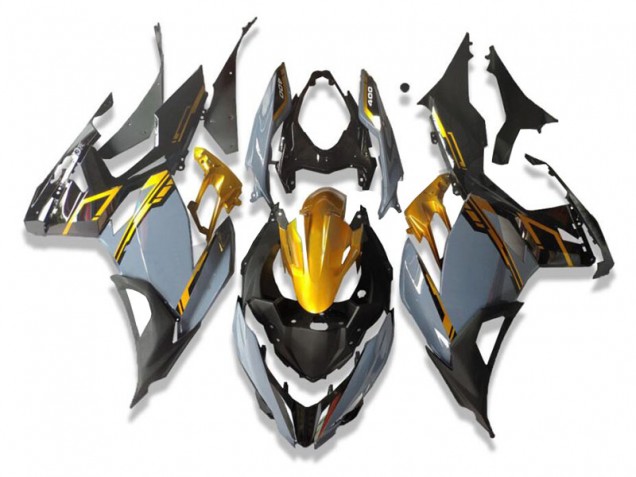 Carenado Moto Kawasaki EX400 2018-2024 - Oro Nardo Gris Negro