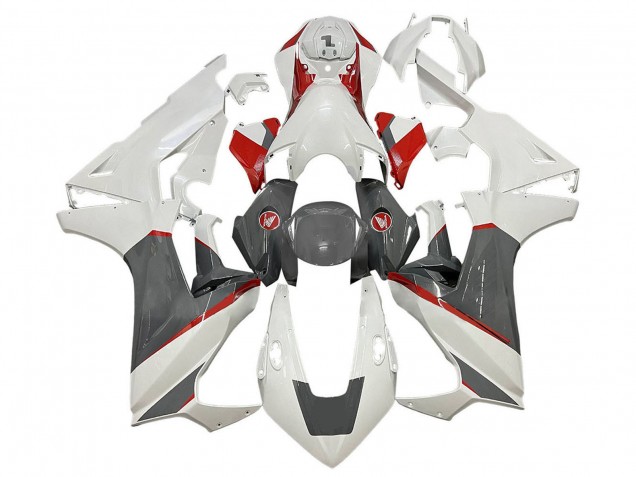 Carenado Moto Honda CBR1000RR 2017-2023 - Blanco Rojo Gris