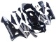 Carenado Moto Honda CBR600RR 2003-2004 - Plata Negro Brillante