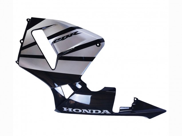 Carenado Moto Honda CBR600RR 2003-2004 - Plata Negro Brillante