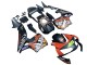 Carenado Moto Honda CBR600RR 2003-2004 - Negro Mate Naranja Repsol Rossi 46