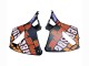 Carenado Moto Honda CBR600RR 2003-2004 - Negro Mate Naranja Repsol Rossi 46