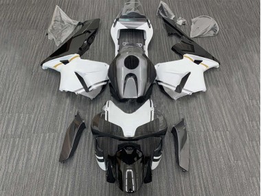 Carenado Moto Honda CBR600RR 2003-2004 - Blanco Negro Brillante Negro Mate