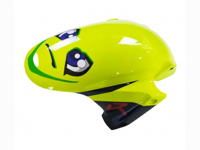 Carenado Moto Honda CBR600RR 2003-2004 - Azul Neon Amarillo Negro Brillante Tiburón