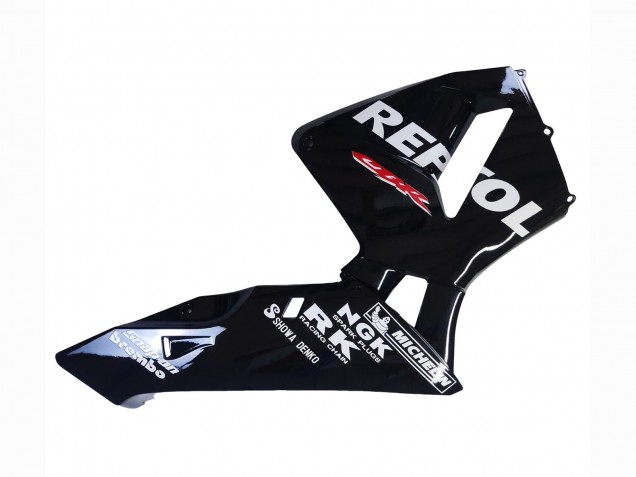 Carenado Moto Honda CBR600RR 2003-2004 - Negro Brillante Blanco Repsol