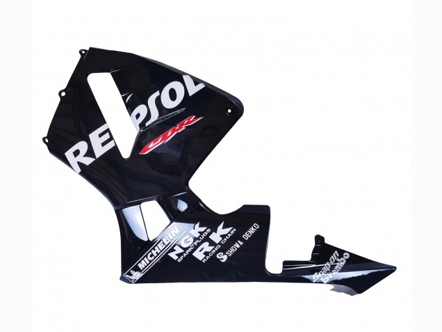 Carenado Moto Honda CBR600RR 2003-2004 - Negro Brillante Blanco Repsol