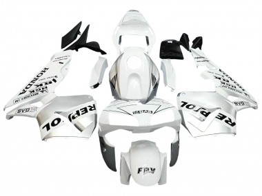 Carenado Moto Honda CBR600RR 2003-2004 - Blanco Plata Negro Repsol