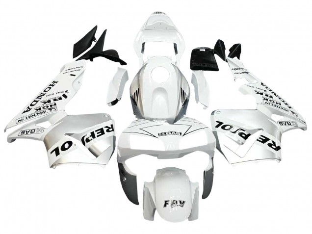 Carenado Moto Honda CBR600RR 2003-2004 - Blanco Plata Negro Repsol