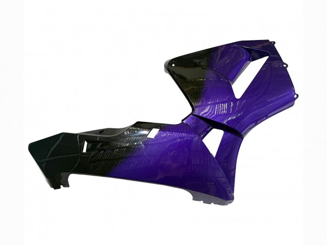 Carenado Moto Honda CBR600RR 2003-2004 - Púrpura Negro Falsificado FibraCarbono