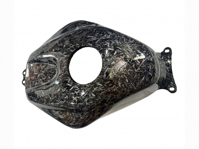 Carenado Moto Honda CBR600RR 2003-2004 - Púrpura Negro Falsificado FibraCarbono