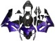 Carenado Moto Honda CBR600RR 2003-2004 - Púrpura Negro Falsificado FibraCarbono