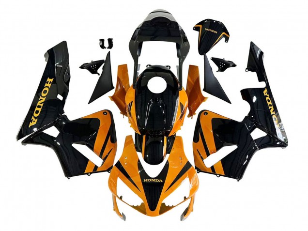 Kits Carenado Moto Honda CBR600RR 2003-2004 - Naranja Blanco Rojo Negro Brillante Repsol