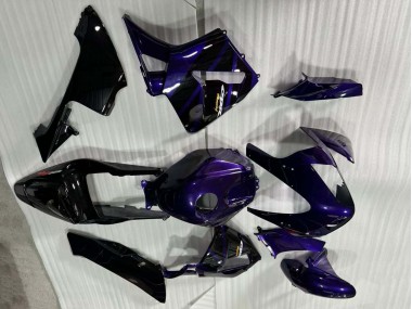 Carenado Moto Honda CBR600RR 2003-2004 - Azul Oscuro Negro Brillante