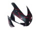 Carenado Moto Honda CBR600RR 2003-2004 - Rojo Negro Brillante Negro Mate