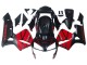 Carenado Moto Honda CBR600RR 2003-2004 - Rojo Negro Brillante Negro Mate