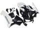 Carenado Moto Honda CBR600RR 2003-2004 - Blanco Negro Mate