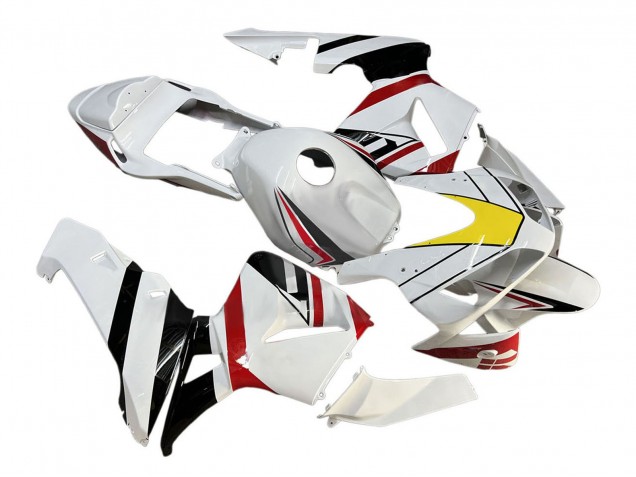 Carenado Moto Honda CBR600RR 2003-2004 - Blanco Rojo Amarillo Negro