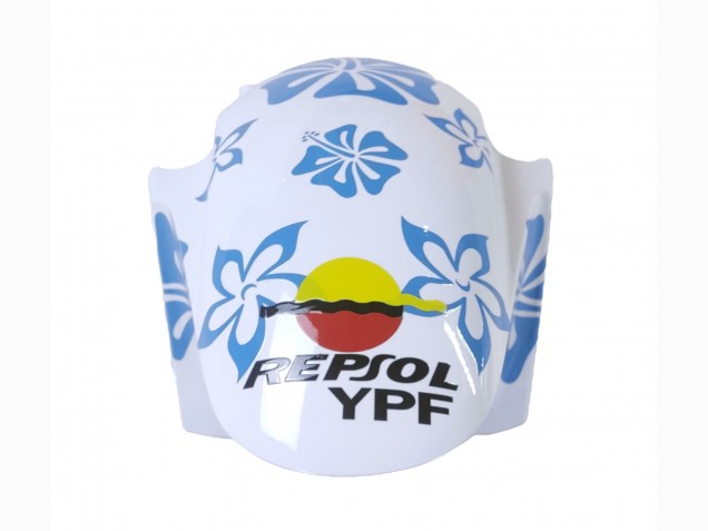 Carenado Moto Honda CBR600RR 2003-2004 - Blanco Azul Rojo Nastro Azzurro 46