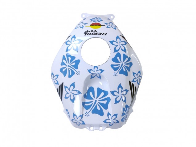 Carenado Moto Honda CBR600RR 2003-2004 - Blanco Azul Rojo Nastro Azzurro 46