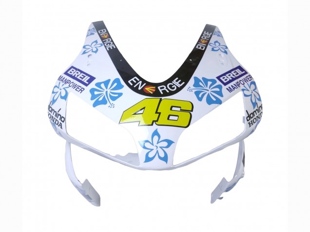 Carenado Moto Honda CBR600RR 2003-2004 - Blanco Azul Rojo Nastro Azzurro 46