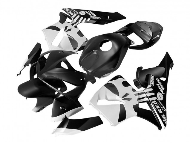 Carenados Moto Honda CBR600RR 2005-2006 - Negro Blanco